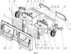 Устройство для распределения и подачи воздуха в салон автомобиля (патент 2347687)