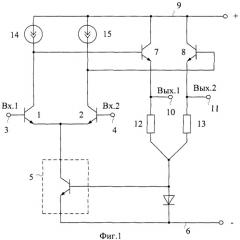 Дифференциальный операционный усилитель с парафазным выходом (патент 2435293)