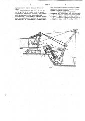 Рабочее оборудование одноковшового экскаватора (патент 779520)