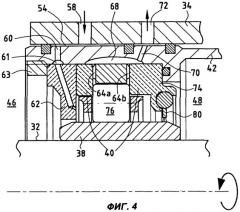 Уплотненный подшипник качения с масляным демпфированием (патент 2310106)