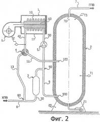 Установка для производства горячей хозяйственно-питьевой воды (патент 2454609)