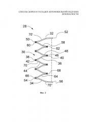 Способ сборки и укладки автомобильной подушки безопасности (патент 2659286)