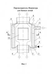 Пароиспаритель ферингера для банных печей (патент 2603454)