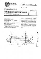 Разбрасыватель удобрений (патент 1122254)