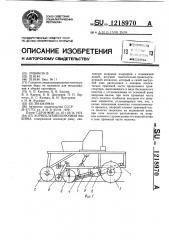 Корнеклубнеуборочная машина (патент 1218970)