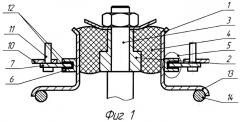 Верхняя опора направляющей передней стойки подвески автомобиля с подшипником скольжения (варианты) (патент 2331528)