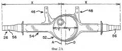 Стойка оси (патент 2404070)