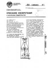 Станок для резки листовых отходов пластиката на гранулы (патент 1308381)