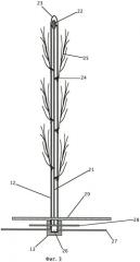 Способ и система устройств для освоения склонов гор путем выращивания растений в интенсивном режиме (патент 2423044)