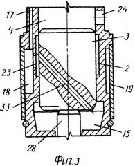 Пневматическое устройство ударного действия с дроссельным воздухораспределением (патент 2334106)