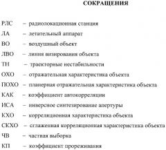 Способ выбора положения интервала инверсного синтезирования апертуры при наличии траекторных нестабильностей полета воздушного объекта с возможностью оценки угловой скорости его поворота относительно радиолокационной станции (патент 2409823)