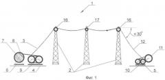 Высоковольтная воздушная линия электропередачи и способ возведения высоковольтной воздушной линии электропередачи (патент 2461935)