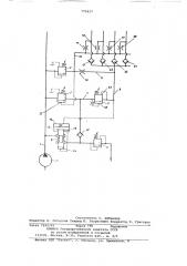 Гидросистема управления гидравлическими механизмами (патент 775417)