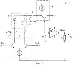 Дифференциальный усилитель с повышенным коэффициентом усиления (патент 2416148)