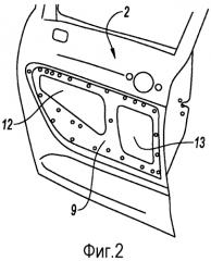 Защитная панель, предназначенная для крепления к участку конструкции кузова автомобиля, и автомобиль, снабженный такой панелью (патент 2564065)