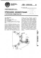Роторная машина (патент 1038182)