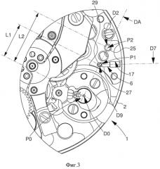 Регулировка механической вибрации набора шестерен часового механизма (патент 2562709)