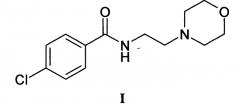 Способ получения n-[2-(морфолин-4-ил)этил]-4-хлорбензамида (варианты) (патент 2570898)