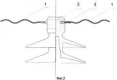 Спиральный зажим с резьбовым креплением к штыревому изолятору (патент 2320043)