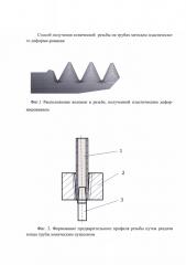 Способ получения конической резьбы на трубах методом пластического деформирования (патент 2644837)