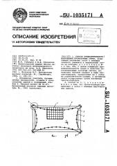 Способ предварительного напряжения проволочных сеток (патент 1035171)