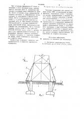 Тросовое ограждение для защиты от льда опоры лэп (патент 912896)