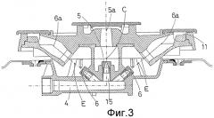 Двойная конфорка для газовых плит, имеющая несколько концентрических венцов пламени (патент 2350842)