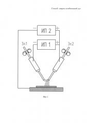 Способ сварки комбинацией дуг (патент 2598715)