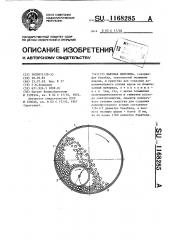 Шаровая мельница (патент 1168285)