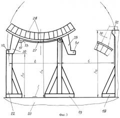 Способ замены футеровки на своде печи и устройство для его осуществления (патент 2260756)