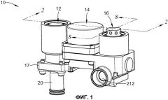Смывной клапан для вакуумной системы для отходов (патент 2471929)