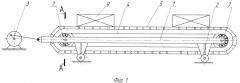 Пластинчатый конвейер с инерционным приводом (патент 2651312)
