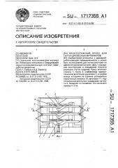 Многоэтажный пресс для гнутья древесных материалов (патент 1717355)