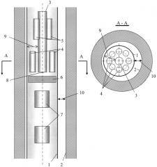 Скважинное устройство с двухсторонним расположением измерительных зондов (патент 2578050)