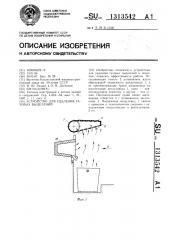 Устройство для удаления газовых выделений (патент 1313542)