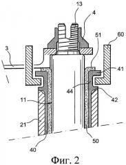 Система управления наружной осью лопатки с переменным углом установки, используемой в статоре турбины (патент 2340778)