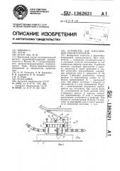 Устройство для накалывания пиломатериалов (патент 1362621)