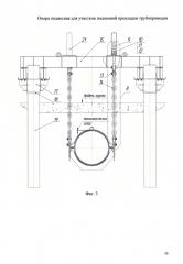 Опора подвесная для участков подземной прокладки трубопроводов (патент 2601651)