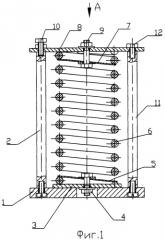 Способ и устройство для восстановления рабочих параметров силовой пружины сжатия (патент 2396139)