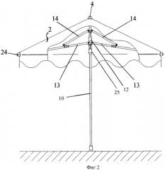 Складной навес (патент 2347515)