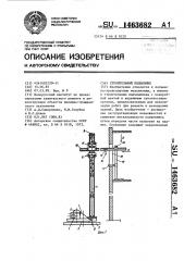 Строительный подъемник (патент 1463682)