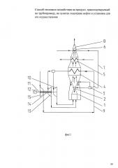 Способ теплового воздействия на продукт, транспортируемый по трубопроводу, на пунктах подогрева нефти и установка для его осуществления (патент 2619222)