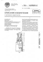 Устройство для фиксации штепсельного разъема в головке скважинного прибора (патент 1629509)