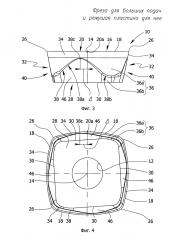 Фреза для больших подач и режущая пластина для нее (патент 2645531)