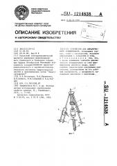 Устройство для динамического зондирования (патент 1214838)