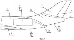 Самолет и способ крещишина уменьшения сопротивления его полету (патент 2384461)