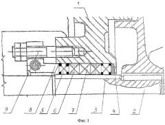 Уплотнительный узел вала центробежного насоса (патент 2290556)