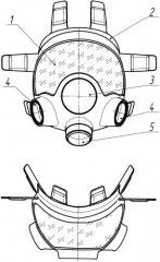 Маска противогаза и способ ее изготовления (патент 2489183)