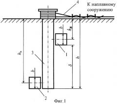 Устройство для берегового крепления наплавных сооружений (патент 2313632)