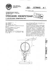 Устройство для подъема затонувшего объекта (патент 1579845)